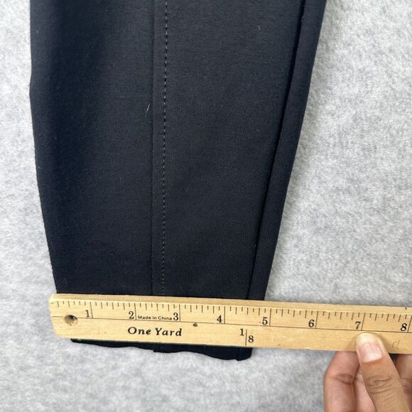 Anthropologie The Essential Slim Black Ankle Trousers Pants Size US 4 UK 8 Casua - Picture 10 of 15